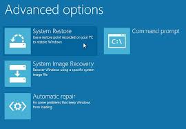 System Restore in Windows 8